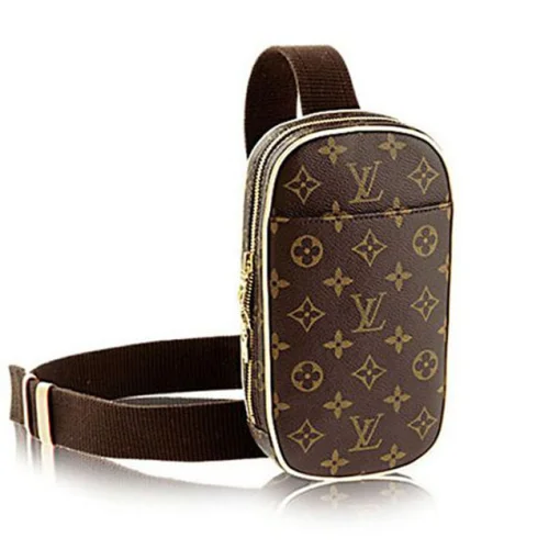 Сумка Louis Vuitton M51870 Pochette Gange Sling Bag Monogram Canvas "Brown"