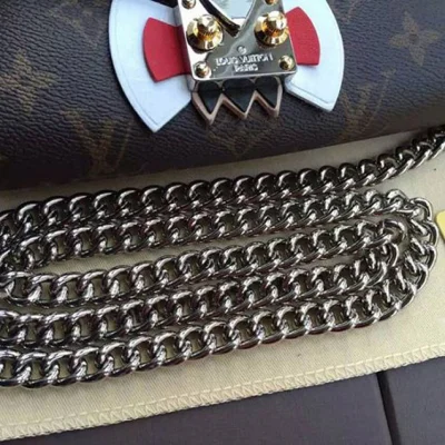 Сумка Louis Vuitton M60797 Tribal Mask Chain Wallet Monogram Canvas "Brown" фото № 7