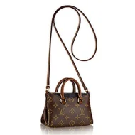 Сумка Louis Vuitton M61416 Nano Pallas Crossbody Bag Monogram Canvas "Brown"
