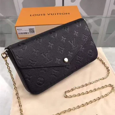 Сумка Louis Vuitton M64064 Pochette Felicie Crossbody Bag Monogram Empreinte Leather "Black" фото № 2 Сумка Louis Vuitton M64064 Pochette Felicie Crossbody Bag Monogram Empreinte Leather "Black" фото № 2