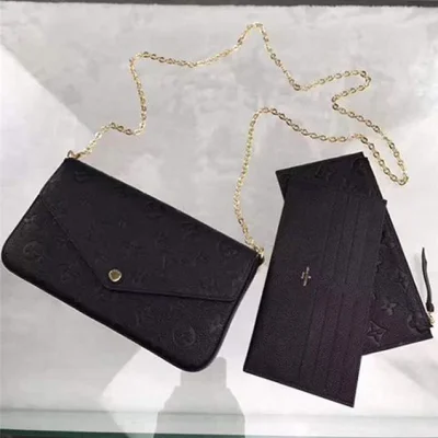 Сумка Louis Vuitton M64064 Pochette Felicie Crossbody Bag Monogram Empreinte Leather "Black" фото № 5 Сумка Louis Vuitton M64064 Pochette Felicie Crossbody Bag Monogram Empreinte Leather "Black" фото № 5