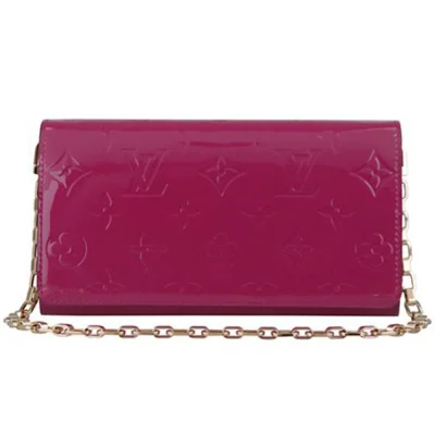 Сумка Louis Vuitton M90087 Chain Wallet Monogram Vernis "Pink" фото № 2