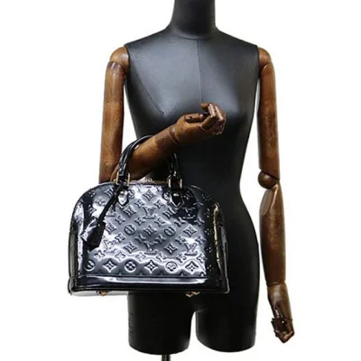 Сумка Louis Vuitton M90185 Alma PM Tote Bag Monogram Vernis "Black" фото № 10