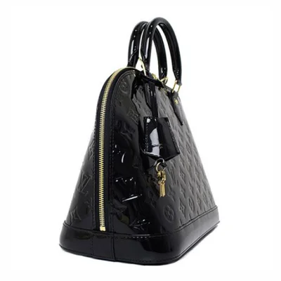 Сумка Louis Vuitton M90185 Alma PM Tote Bag Monogram Vernis "Black" фото № 3