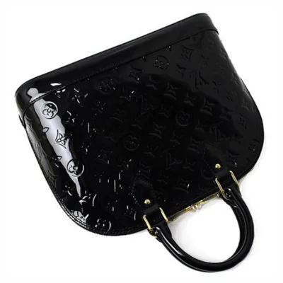 Сумка Louis Vuitton M90185 Alma PM Tote Bag Monogram Vernis "Black" фото № 4