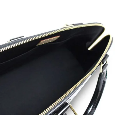 Сумка Louis Vuitton M90185 Alma PM Tote Bag Monogram Vernis "Black" фото № 7