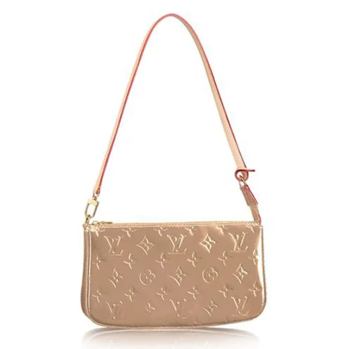 Сумка Louis Vuitton M90196 Pochette Accessoires Monogram Vernis "Beige"