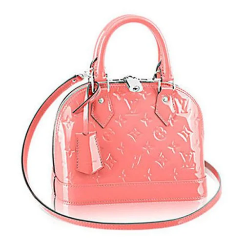 Сумка Louis Vuitton M90967 Alma BB Tote Bag Monogram Vernis "Pink"