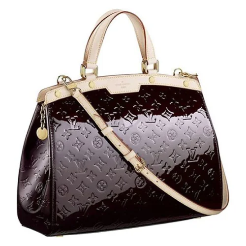 Сумка Louis Vuitton M91619 Brea MM Tote Bag Monogram Vernis "Chocolate"