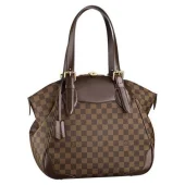 Сумка Louis Vuitton N41119 Verona GM Shoulder Bag Damier Ebene Canvas "Brown"