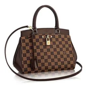 Сумка Louis Vuitton N41152 Rivoli BB Tote Bag Damier Ebene Canvas "Brown"
