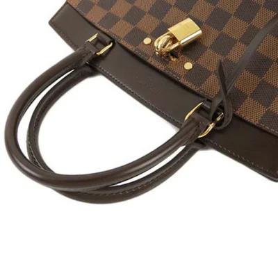 Сумка Louis Vuitton N41152 Rivoli BB Tote Bag Damier Ebene Canvas "Brown" фото № 5