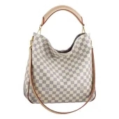 Сумка Louis Vuitton N41216 Soffi Hobo Bag Damier Azur Canvas "White"
