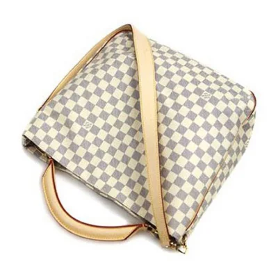 Сумка Louis Vuitton N41216 Soffi Hobo Bag Damier Azur Canvas "White" фото № 3