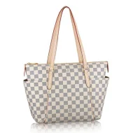 Сумка Louis Vuitton N41280 Totally PM Shoulder Bag Damier Azur Canvas "White"