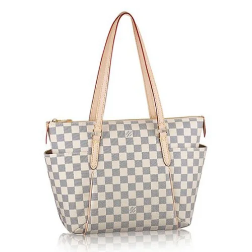 Сумка Louis Vuitton N41280 Totally PM Shoulder Bag Damier Azur Canvas "White"