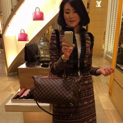 Сумка Louis Vuitton N41337 Greenwich Tote Bag Damier Ebene Canvas "Brown" фото № 5