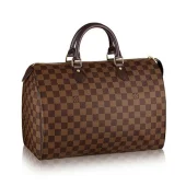 Сумка Louis Vuitton N41363 Speedy 35 Tote Bag Damier Ebene Canvas "Brown"