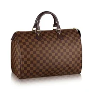 Сумка Louis Vuitton N41363 Speedy 35 Tote Bag Damier Ebene Canvas "Brown"
