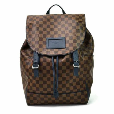 Рюкзак Louis Vuitton N41377 Runner Backpack Damier Ebene Canvas "Brown" фото № 2