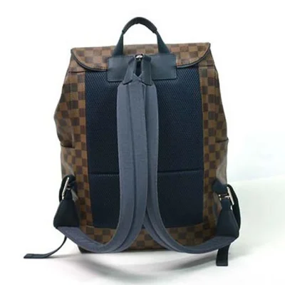 Рюкзак Louis Vuitton N41377 Runner Backpack Damier Ebene Canvas "Brown" фото № 4