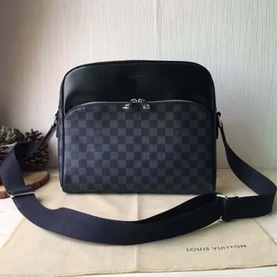 Сумка Louis Vuitton N41409 Dayton Reporter MM Messenger Bag Damier Graphite Canvas "Graphite" фото № 2