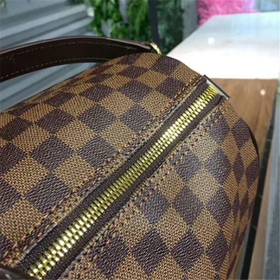 Сумка Louis Vuitton M41418 Keepall Bandouliere 45 Duffel Bag Damier Ebene Canvas "Brown" фото № 7