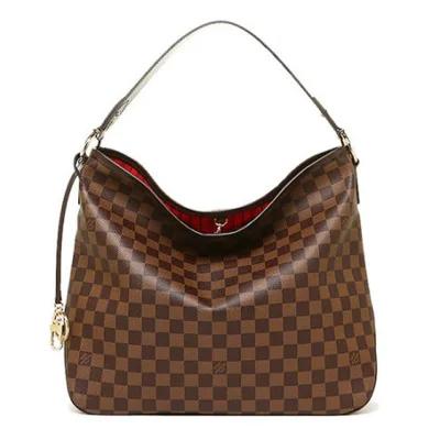 Сумка Louis Vuitton N41460 Delightful MM Hobo Bag Damier Ebene Canvas "Brown" фото № 4