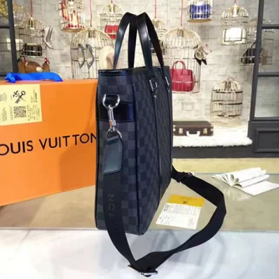 Портфель Louis Vuitton N41467 Tadao PM Briefcase Damier Graphite Canvas "Graphite" фото № 3