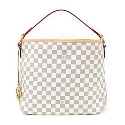 Сумка Louis Vuitton N41606 Delightful PM Hobo Bag Damier Azur Canvas "White" фото № 2