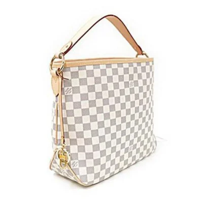 Сумка Louis Vuitton N41606 Delightful PM Hobo Bag Damier Azur Canvas "White" фото № 3