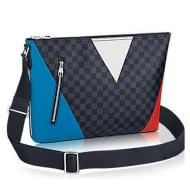 Сумка Louis Vuitton N41640 Mick MM Regatta Messenger Bag Damier Cobalt Canvas "Navy Blue"