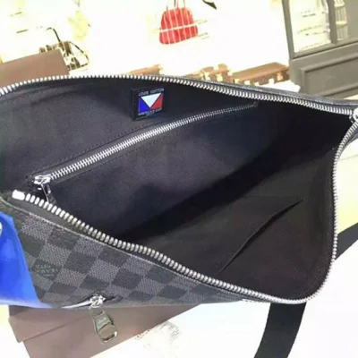 Сумка Louis Vuitton N41640 Mick MM Regatta Messenger Bag Damier Cobalt Canvas "Navy Blue" фото № 9