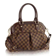 Сумка Louis Vuitton N51997 Trevi PM Tote Bag Damier Ebene Canvas "Brown"