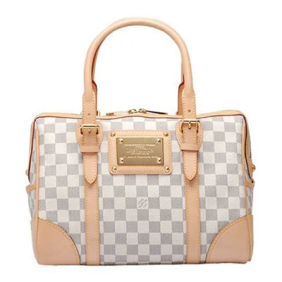 Сумка Louis Vuitton N52001 Berkeley Tote Bag Damier Azur Canvas "White" фото № 2