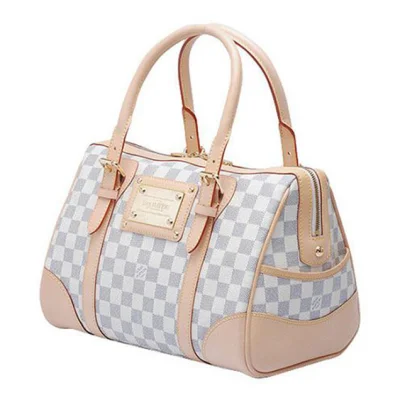 Сумка Louis Vuitton N52001 Berkeley Tote Bag Damier Azur Canvas "White" фото № 3