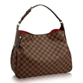 Сумка Louis Vuitton N63542 Reggia Hobo Bag Damier Ebene Canvas "Brown"