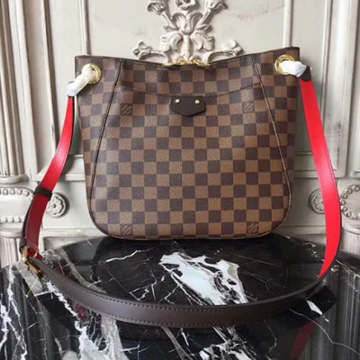 Сумка Louis Vuitton South Bank Besace N42230 Damier Ebene Canvas "Brown" фото № 2