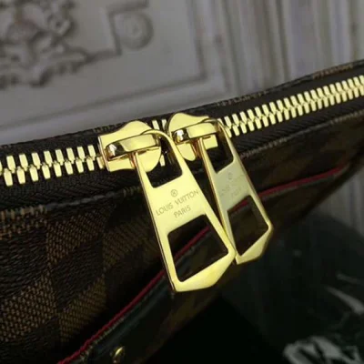 Сумка Louis Vuitton South Bank Besace N42230 Damier Ebene Canvas "Brown" фото № 7