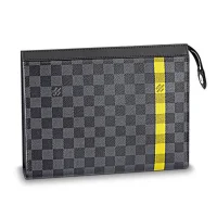 Клатч Louis Vuitton Pochette Voyage MM N60107 Damier Graphite Canvas "Graphite"