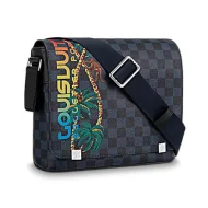 Сумка Louis Vuitton Damier Cobalt Canvas District PM N50005 "Navy Blue"