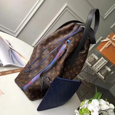 Сумка с клатчем Louis Vuitton Monogram Canvas Cabas Light M43852 "Brown" фото № 3