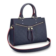 Сумка Louis Vuitton Monogram Empreinte Leather Sully PM M54195 "Navy Blue"