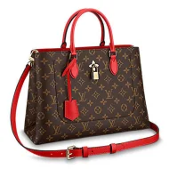 Сумка Louis Vuitton Monogram Canvas Flower Tote M43553 "Brown"