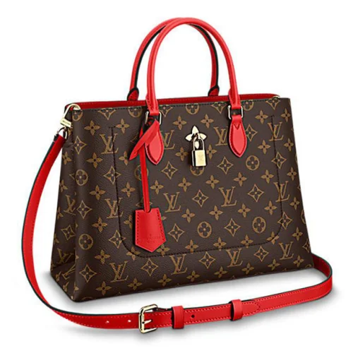 Сумка Louis Vuitton Monogram Canvas Flower Tote M43553 "Brown"
