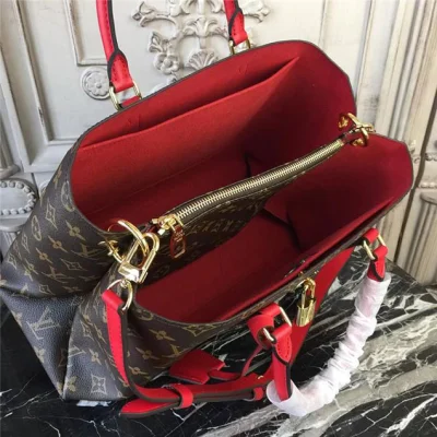 Сумка Louis Vuitton Monogram Canvas Flower Tote M43553 "Brown" фото № 9