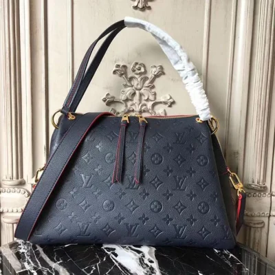 Сумка Louis Vuitton Monogram Empreinte Leather Ponthieu PM M43721 "Navy Blue" фото № 2