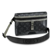 Сумка Louis Vuitton Monogram Eclipse Glaze Canvas Messenger PM Bag M52218 2018 "Purple"