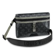 Сумка Louis Vuitton Monogram Eclipse Glaze Canvas Messenger PM Bag M52218 2018 "Purple"
