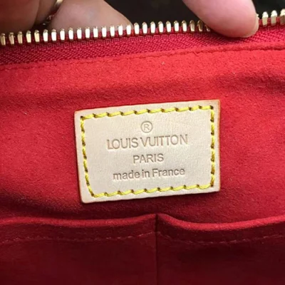 Сумка Louis Vuitton V Tote BB M43966 Monogram Canvas Cerise "Brown" фото № 10